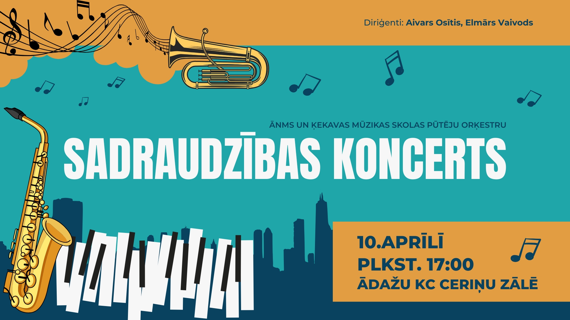 ĀNMS un ĶMS SADRAUDZĪBAS KONCERTS