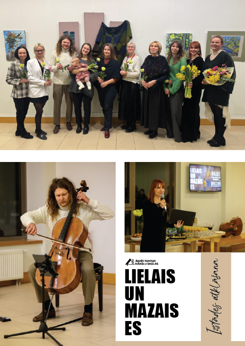 LIELAIS UN MAZAIS ES - IZSTĀDES ATKLĀŠANA