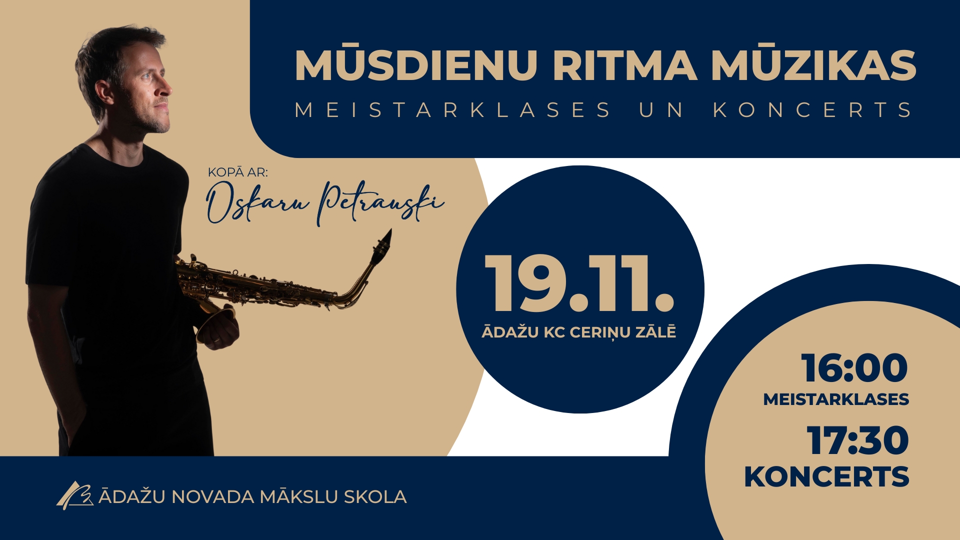 MRM koncerts un meistarklases ar Oskaru Petrauski TV
