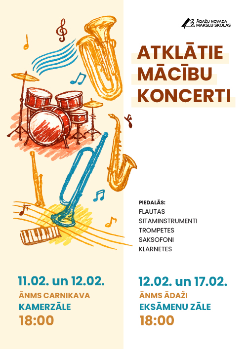 ĀNMS ATKLĀTIE MĀCĪBU KONCERTI